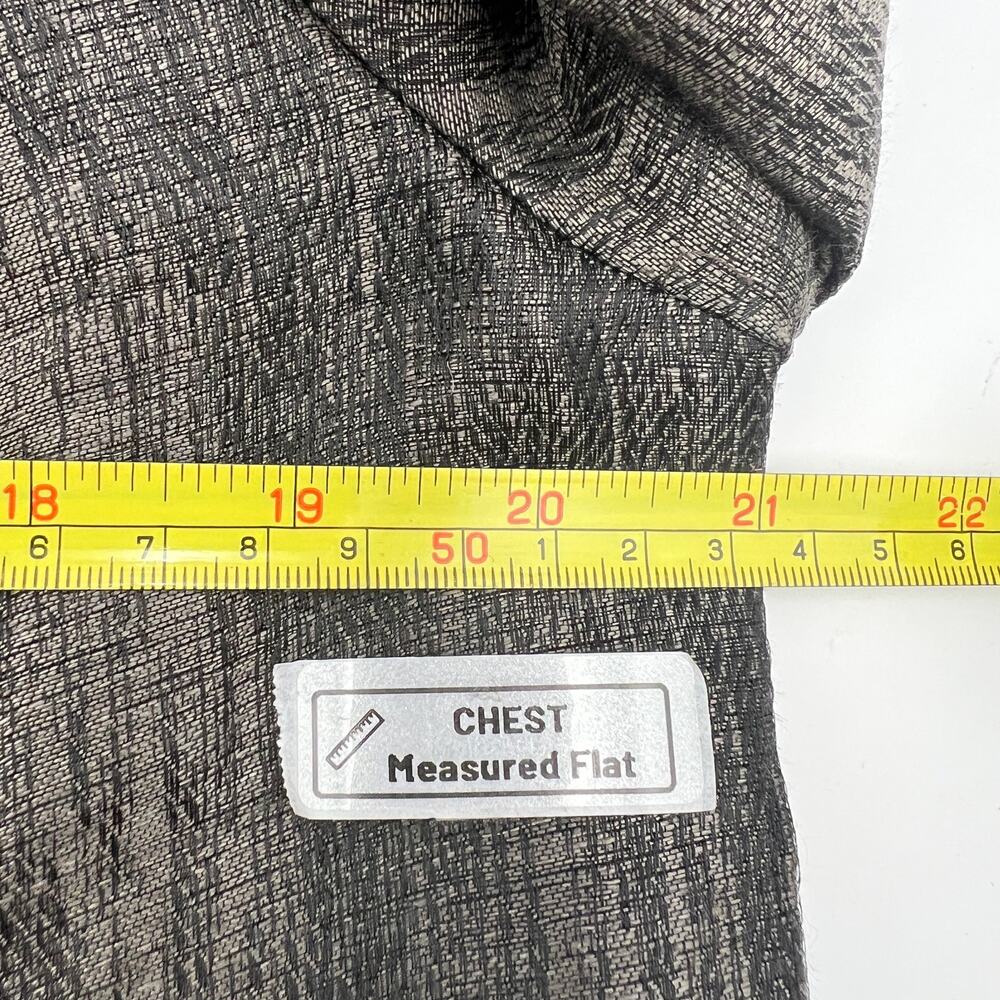 Eileen Fisher Linen Silk Herringbone Shadow Swing Jacket - Picture 4 of 11